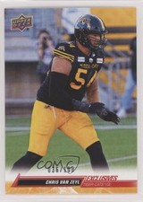 2023 Upper Deck CFL Exclusives 36/100 Chris Van Zeyl #83 16vq
