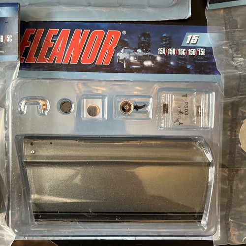 Eaglemoss Diecast Club 1/8 Eleanor Kit Gone In 60 Seconds Mustang Piezas 1-10 +15 - Imagen 12 de 21