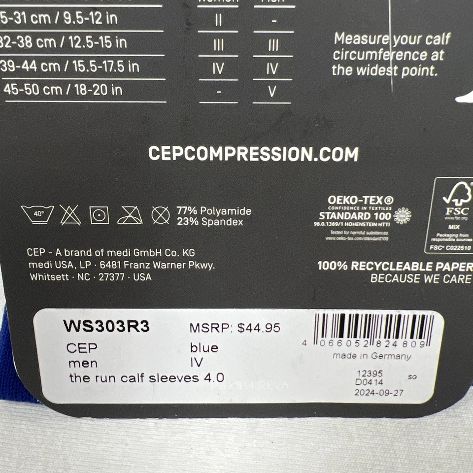 THE RUN COMPRESSION BEZERRO MANGAS 4.0, MASCULINO Azul IV - Imagem 3 de 3