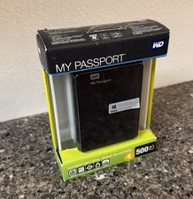 New WD My Passport Portable Hard Drive WDBKXH5000ABK-NESN New Sealed!