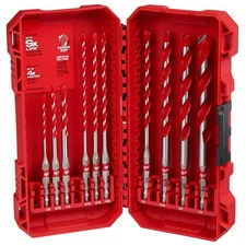 Milwaukee 10Pc. Shockwave Impact Duty Carbide Hammer Drill Bit Kit