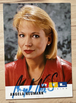 Angela Neumann original signierte Autogrammkarte Schauspiel GZSZ