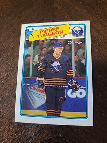 1988 O Pee Chee Hockey Pierre Turgeon Rookie # 194