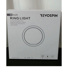 Revospin 10 Led Ring Light Adjustable 3000-6000k Whitenaturalwarm Colors