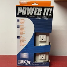 Tripp Lite 3-Outlet 6ft 15A Power Strip (TLM306NC) w/Illuminated ON/OFF - NEW!