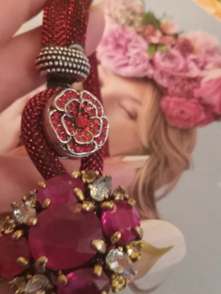 Luxuary Ruby Ring 925 Sterling Silver Stunning  Unique Huge 💥💍Size 7 - Image 2 of 4