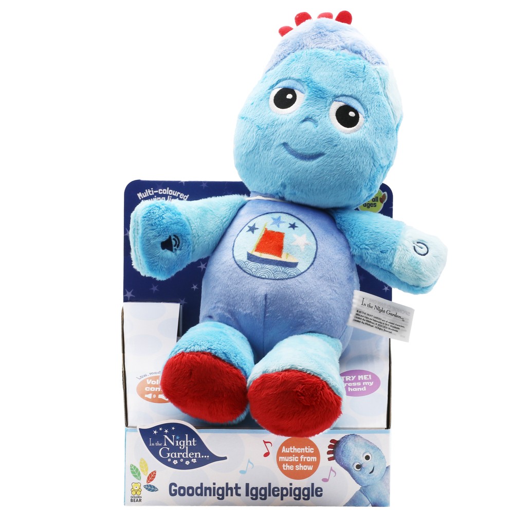 In The Night Garden Goodnight Igglepiggle Musical Soft Toy Lights & Sounds