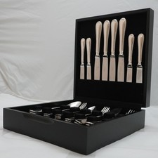 RUBANS Pattern Christofle Paris silver service 40 piece canteen of cutlery set