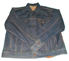 Levi Strauss Signature Denim Jacket Blue Standard Trucker Men's Large