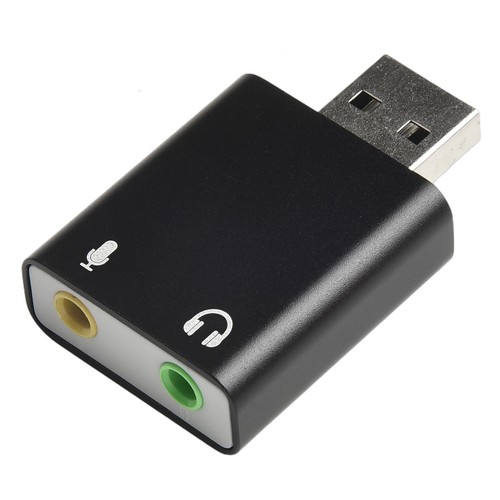 External Sound Card Earphone Adapter External Sound Card USB Sound Card - Photo 5/25