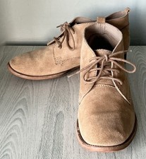 Vintage Fat Face Beige Suede Ankle Desert Chukka Lace Up Boots Size 6 Free P&P