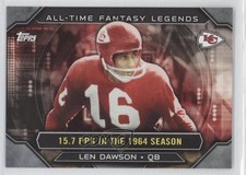 2015 Topps All-Time Fantasy Legends Len Dawson #ATFL-LD HOF h3a