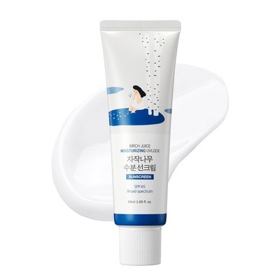 ROUND LAB Birch Juice Moisturizing UV LOCK SPF 45, 1.69 Fl Oz, Hydrating Lotion-