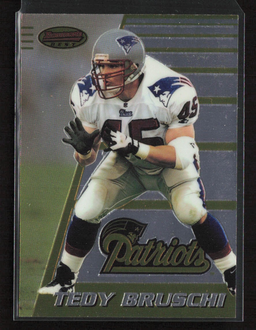 1996 Bowman's Best #162 Tedy Bruschi New England Patriots Rookie