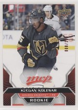 2020-21 MVP High Series Rookies Red Leaderboard Achievements Keegan Kolesar 7l6