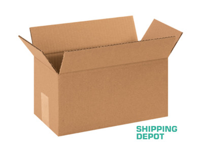 Pick! 25-200 Pack Corrugated Mailer Shipping Box 13x7x7 Cardboard Packing Box