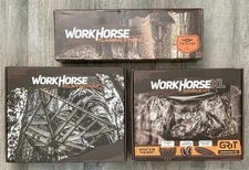 Tethrd Grit XL Saddle Realtree APX, XL Platform, & Workhorse Sticks Package New