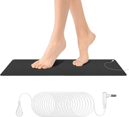 Grounding Mat with 15ft Grounding Cord for Sleep, Foot, Computer Mat ...