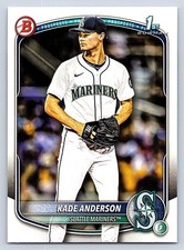 KADE ANDERSON MARINERS RC 1st card  2025 BOWM...