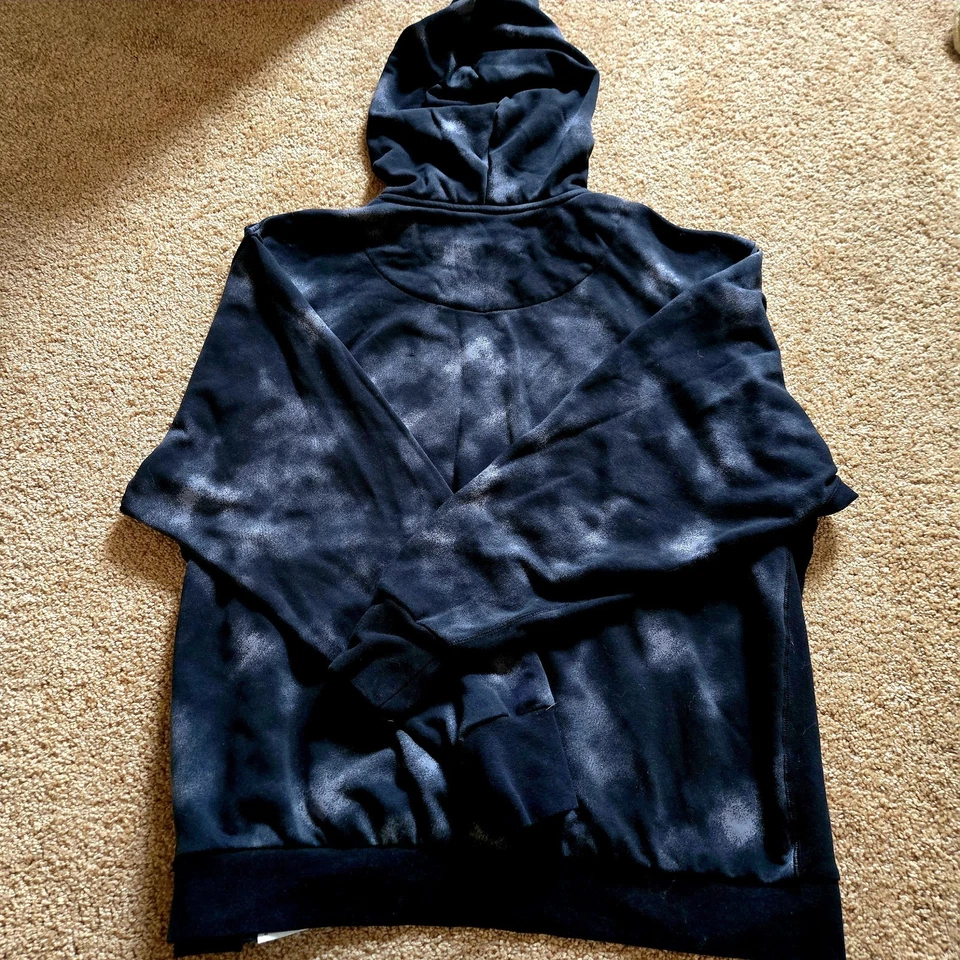 Moletom com capuz Nike masculino XXL Team 13 preto tingido Dri-Fit WNBA 58"C - Imagem 3 de 4