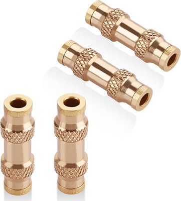 4Pcs 5/32 ''Tube OD Push to Connect Union Fittings, Air Brake Line Fitting, Air B