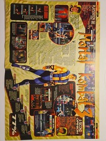Rare Vintage 1995 Game Players Magazine Lot Mortal Kombat 3 Sega Saturn PlayStat
