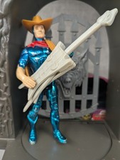 Vintage 1986 Telepix Silverhawks Bluegrass Action Figure