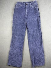 Vintage Calvin Klein Corduroy Pants 80s 90s Preppy Green Size 8 Made in USA