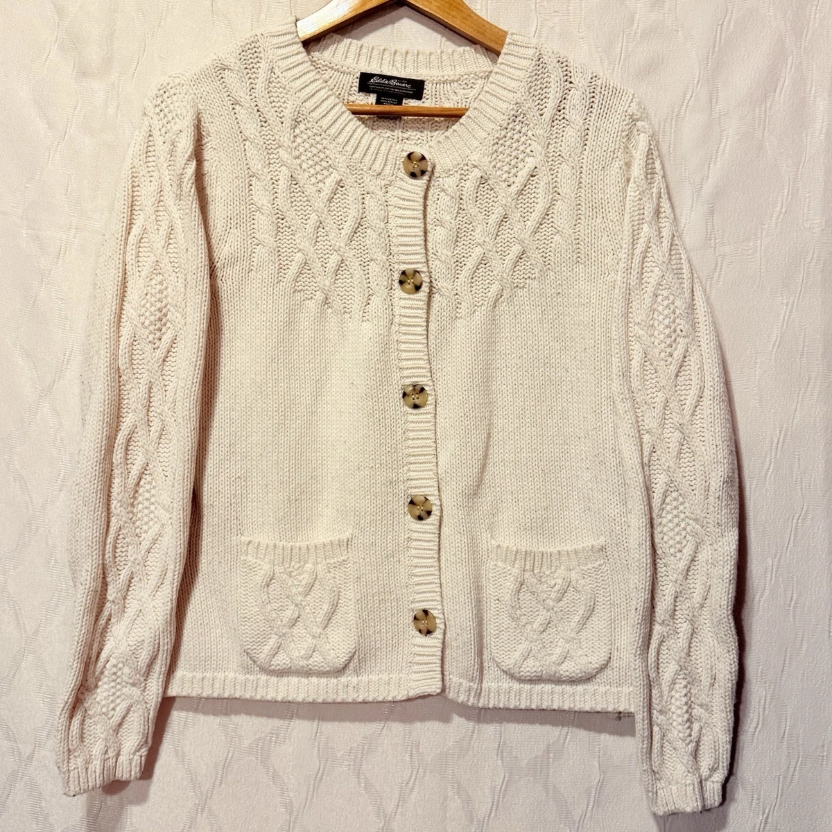 Eddie Bauer White Cardigan Sweaters for Women for sale | eBay