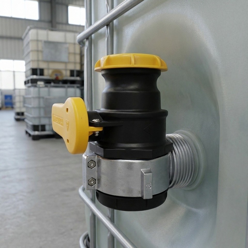 S75 6 1000l for ibc for ton Drum Switch Valve Designed for Easy Liquid ...