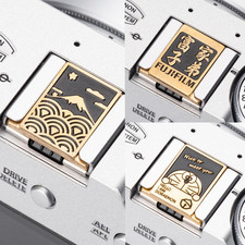 For Canon Sony Nikon Fuji and other Brass Hot Shoe Cover Shutter Button