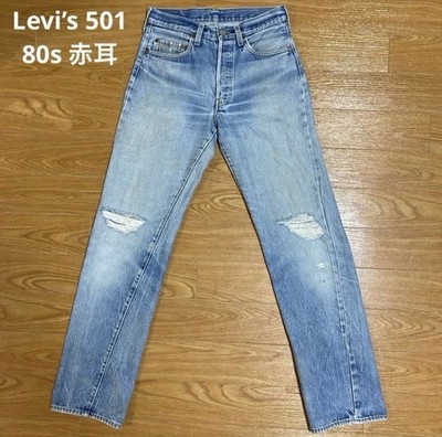 Levi s 501 80s Redline Selvedge No Repair Vintage Denim W30 L32 USA