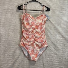 Shade And Shore Women  s Piece Swimsuit Floral Size Medium