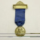 Vintage Antique Lafayette Commemorative Badge Medal 1929 Federation of Labor