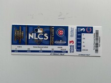 2017 NLCS Game 5 Ticket Stub Dodgers vs Cubs Kike Hernandez 3 HR Game