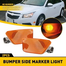 2x Front Bumper Mounted Side Marker Light Assembly Lh Rh For Chevy Cruze 2011-15