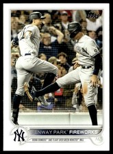 2022 Topps Fenway Park Fireworks New York Yankees #399