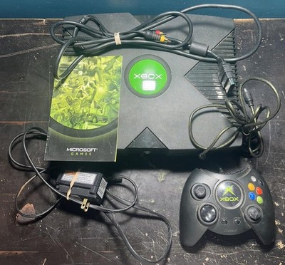 Original Xbox Console Wont Power On With Cords And Controller OG Microsoft Xbox