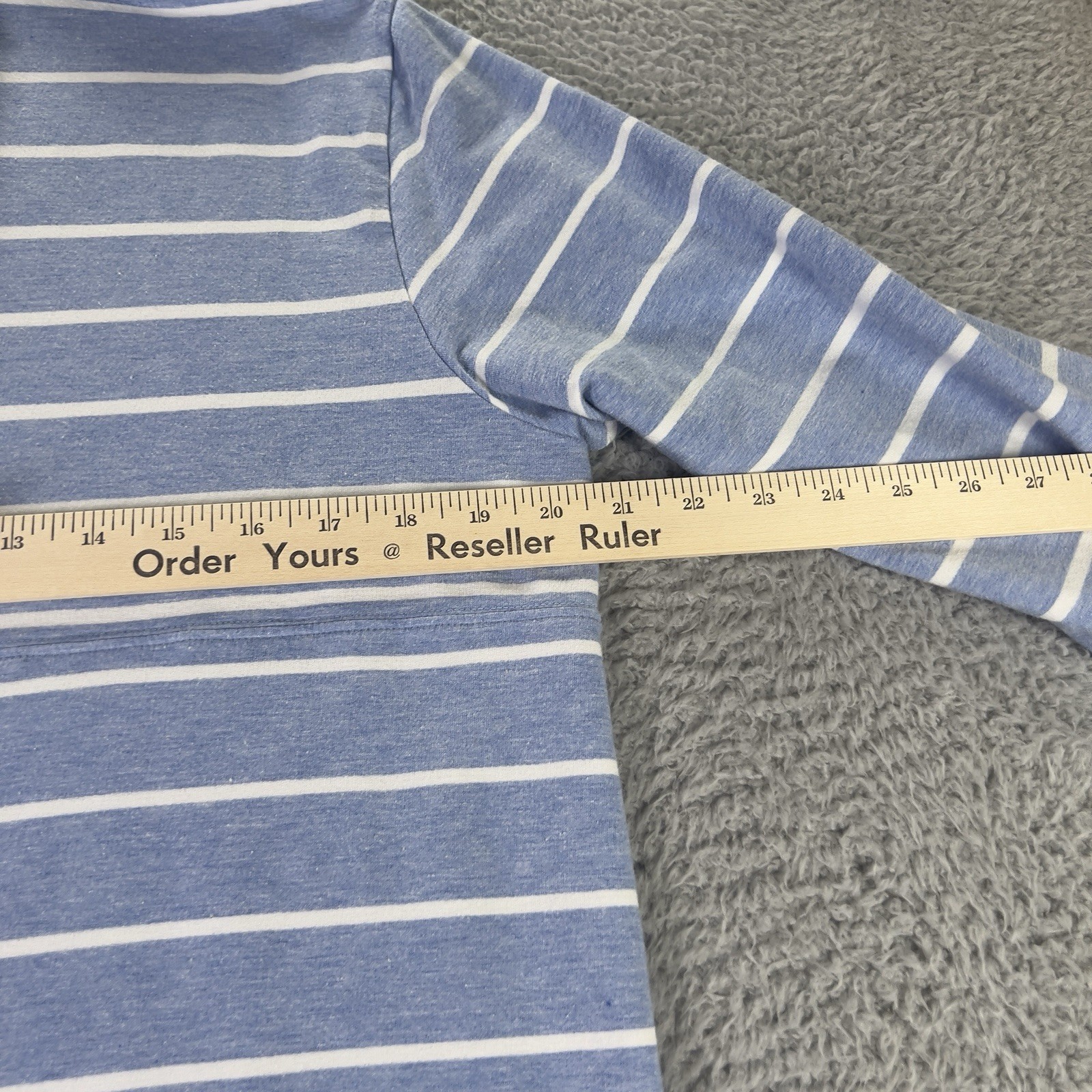 Tasc Performance Pullover Womens Medium Blue Whit… - image 6