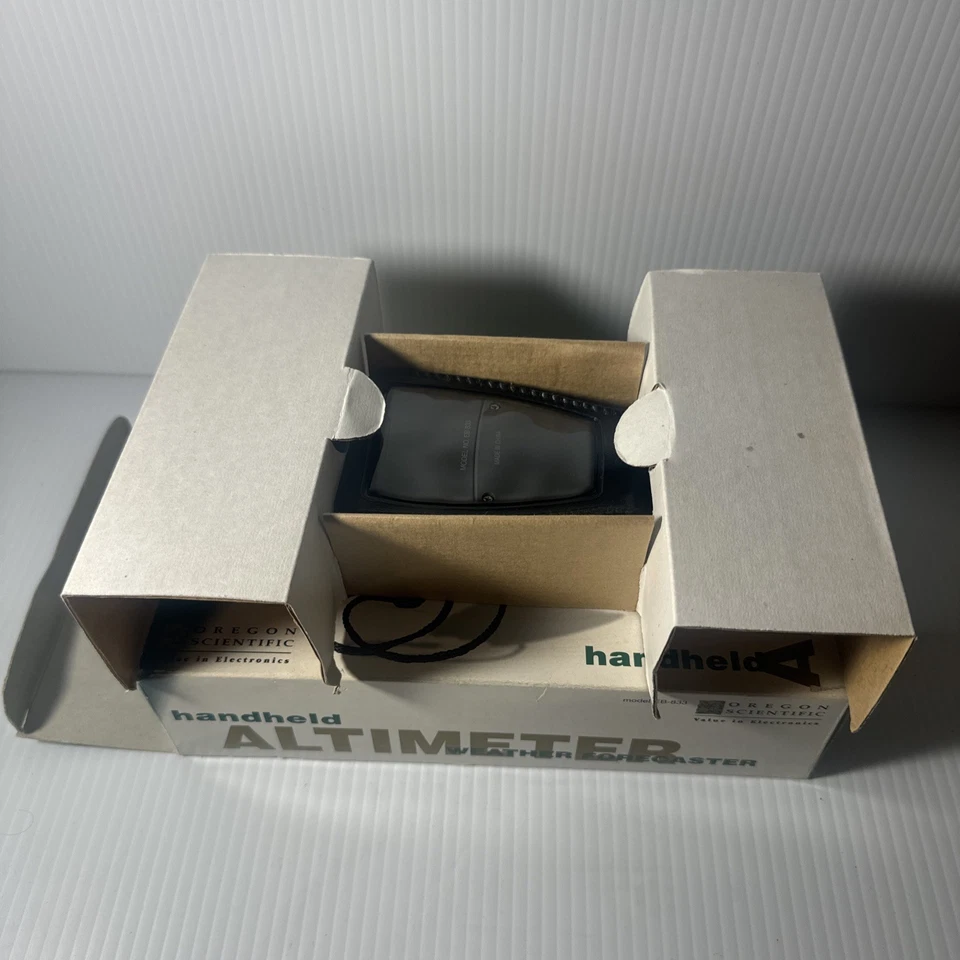 OREGON SCIENTIFIC BAROMETER  AND ALTIMETER MODEL EB-833 Open Box - Image 3 of 4