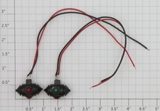 Aristo-Craft 29500 1.8V Long Caboose Marker Lights Pair of 2