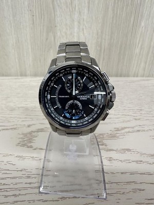 Casio Oceanus OCW T1000 Atomic Solar Titanium Watch World Time