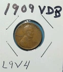 1909VDB Lincoln Cent Fine to Very Fine F VF / 1909 VDB / Low Shipping
