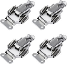 4Set Compression Spring Toggle Latch Lock 304 Stainless Steel Spring Loaded Draw