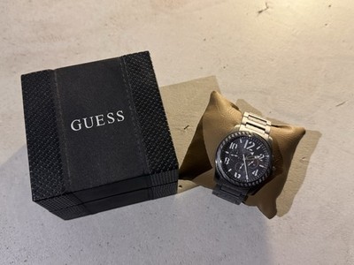 GUESS Herren Armbanduhr W15073G2 Edelstahl Silber