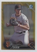 2016 Bowman Draft Chrome Top Prospects Gold Refractor 11/50 Chris Shaw 0c2