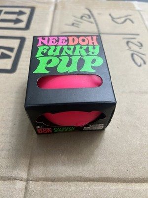 Schylling Funky Pup/Dog Nee Doh Stress Ball In Pink    Needoh