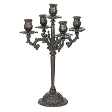 Heavy Duty Cast Iron Candlestick Holders - Handcrafted Vintage Candelabra - 1...