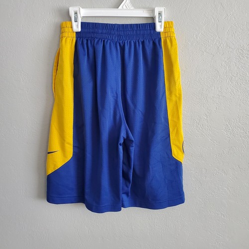 Nike Youth Boys Golden State Warriors Blue NBA Basketball Shorts Sz Large 14/16 - Picture 5 of 11