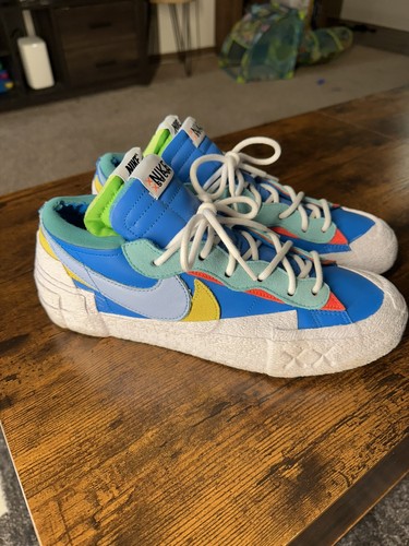 Size 10 - KAWS x sacai x Nike Blazer Low Neptune Blue